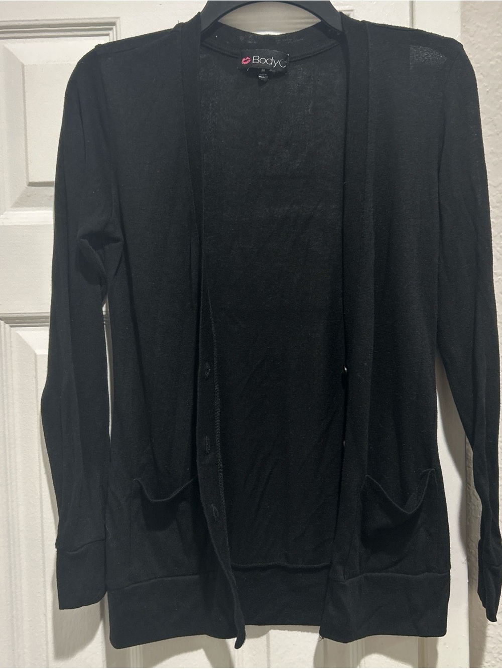 Body Central Black Open-Front Women's Cardigan